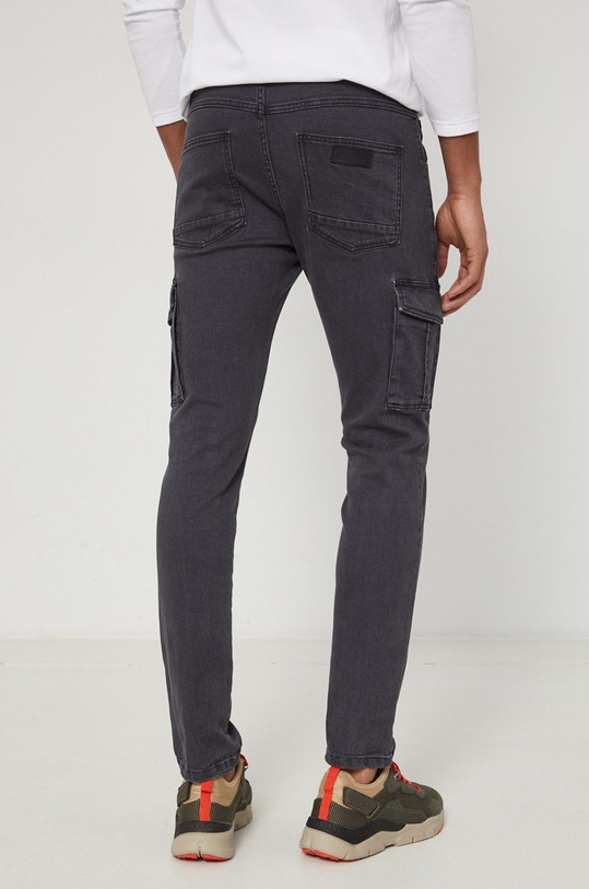 Jeansy męskie slim szare szary RS22.SJM302