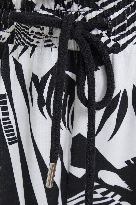 Spodnie dresowe damskie gładkie czarne multicolor RS22.SPD0C1