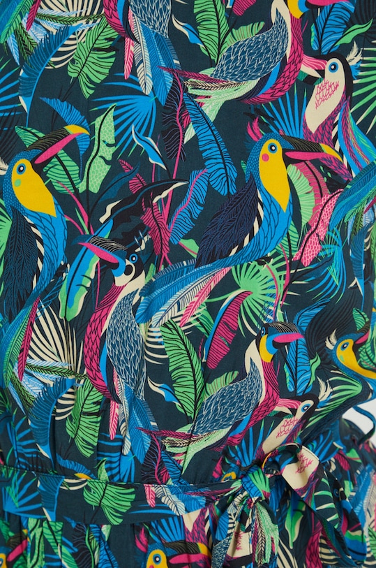 Sukienka damska rozkloszowana wzorzysta RS22.SUD090