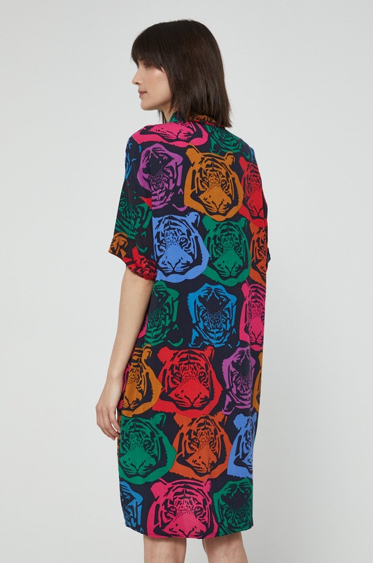 Odzież Sukienka wzorzysta oversize multicolor RS22.SUD0C0 multicolor