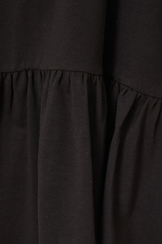 Sukienka bawełniana oversize czarna RS22.SUD502