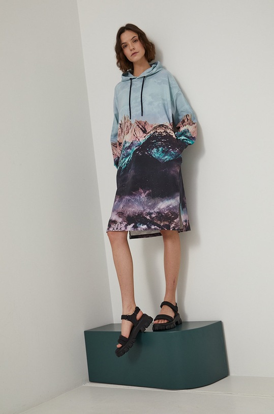 Sukienka wzorzysta multicolor RS22.SUD503 multicolor RS22