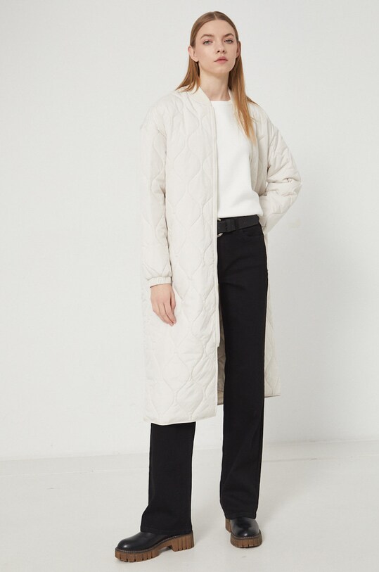 Sweter damski gładki biały RS22.SWD020 biały RS22