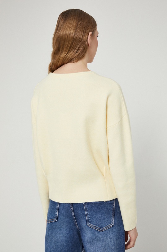 Odzież Medicine - Sweter Basic RS22.SWD020 żółty