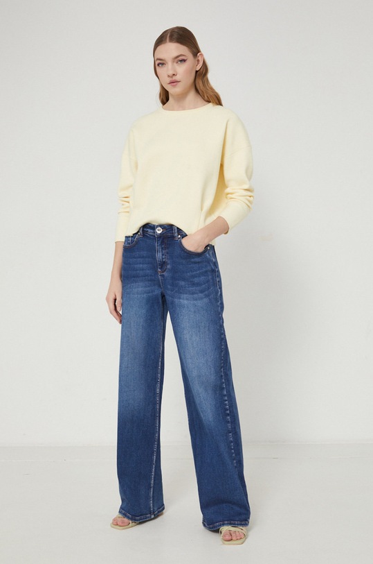 Medicine - Sweter Basic żółty RS22.SWD020