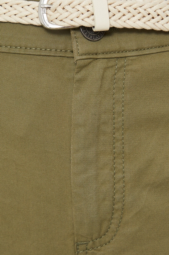 Szorty damskie gładkie high waist zielone zielony RS22.SZD070