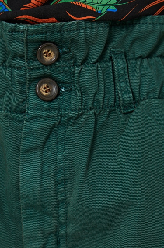 Szorty damskie high waist zielone RS22.SZD090 zielony