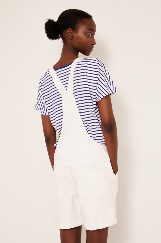 Odzież Ogrodniczki damskie białe RS22.SZD901 biały