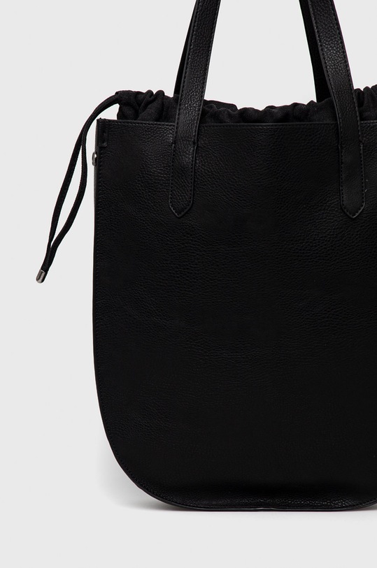 Akcesoria Torebka damska ze skóry ekologicznej czarna RS22.TOD200 czarny