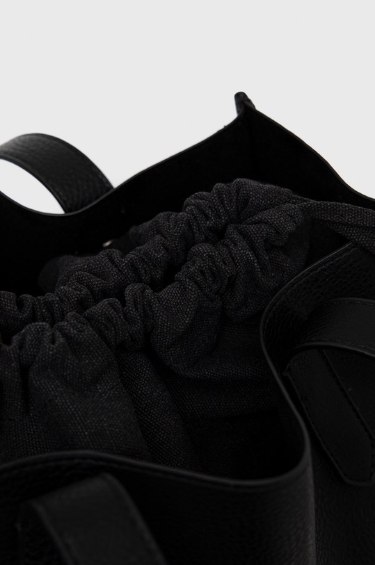 Torebka damska ze skóry ekologicznej czarna RS22.TOD200 czarny