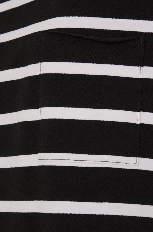 T-shirt bawełniany damski czarny RS22.TSD073 czarny