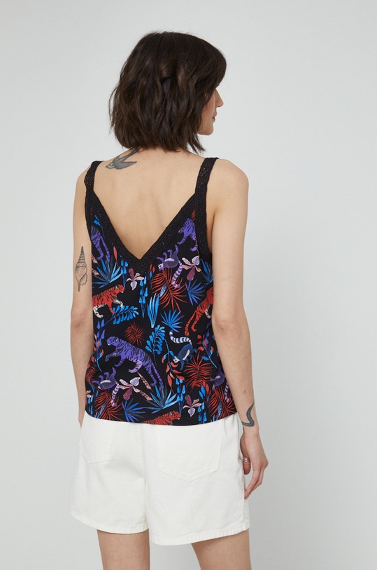 Odzież Top bawełniany damski wzorzysty multicolor RS22.TSD0C1 multicolor