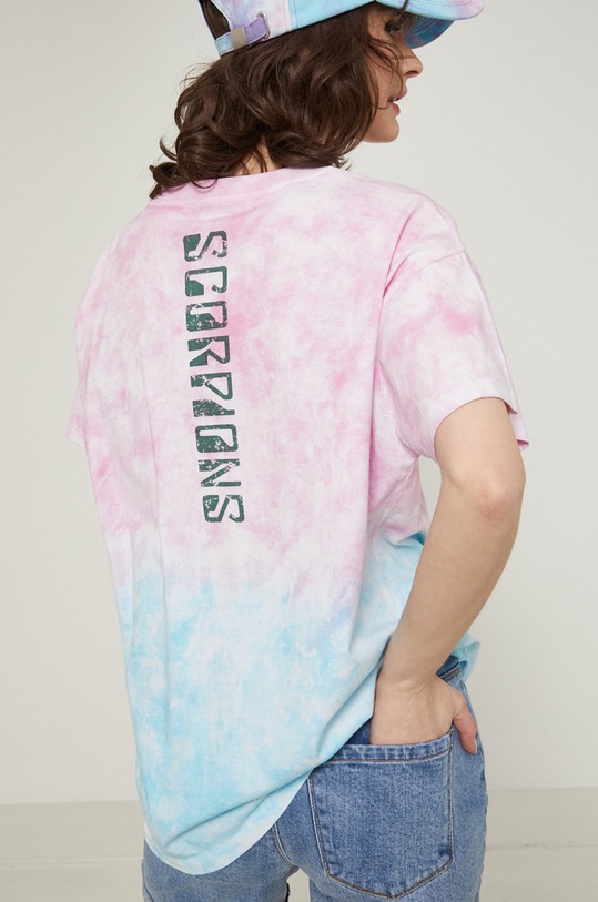 Odzież T-shirt bawełniany damski Scorpions multicolor RS22.TSD861 multicolor