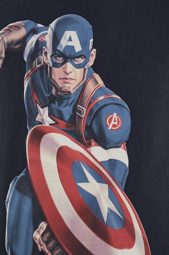 T-shirt bawełniany męski Marvel szary RS22.TSM653 szary