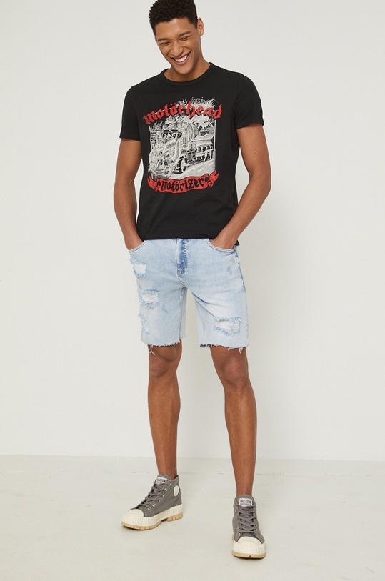 Tričko bavlnené pánske Motorhead čierne RS22.TSM859 čierna RS22