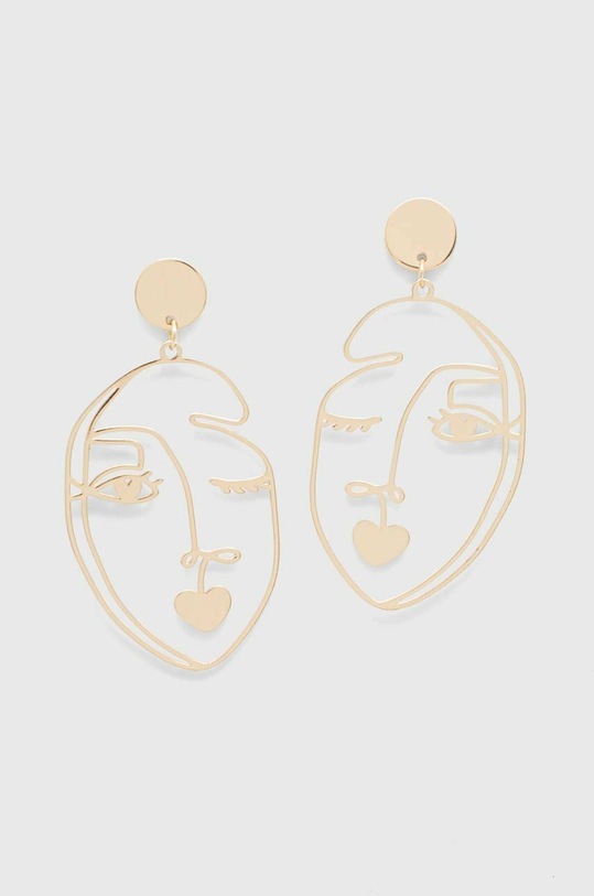 Kolczyki damskie z ozdobną zawieszką kolor złoty RS23.AKD307 złoty RS23