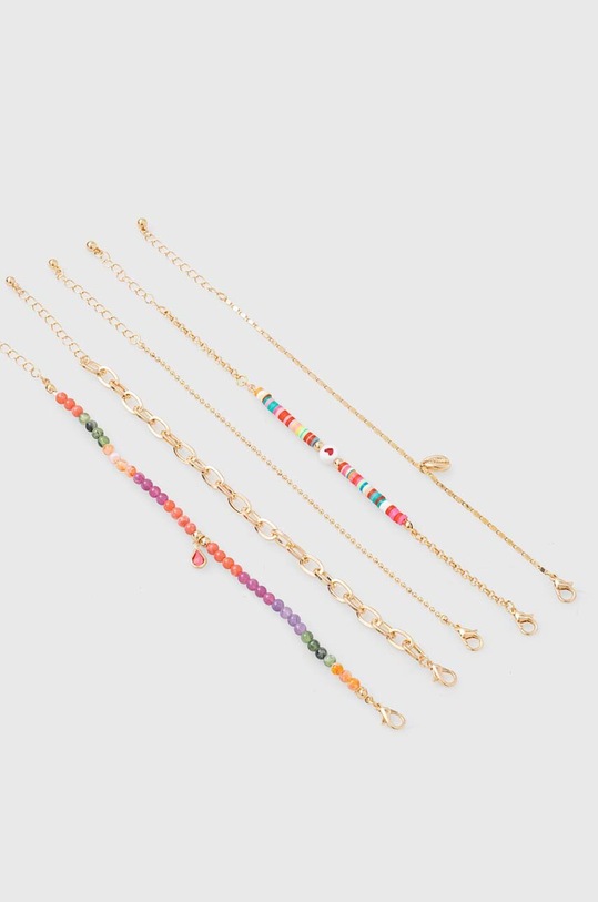 Bransoletki damskie z ozdobnymi elementami (5-pack) kolor multicolor 5-pack multicolor RS23.AKD601