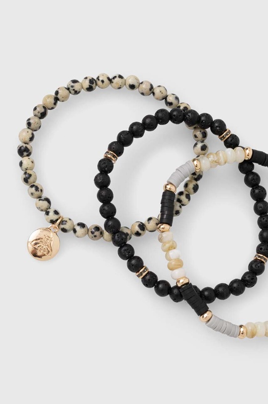 Akcesoria Bransoletki damskie z kamieni naturalnych (3-pack) kolor multicolor RS23.AKD703 multicolor