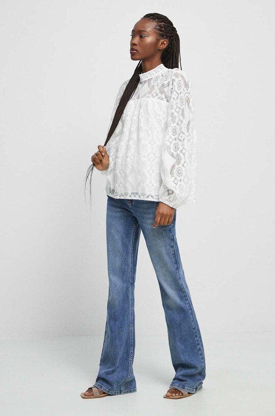 Medicine bluzka długi biały RS23.BDD300