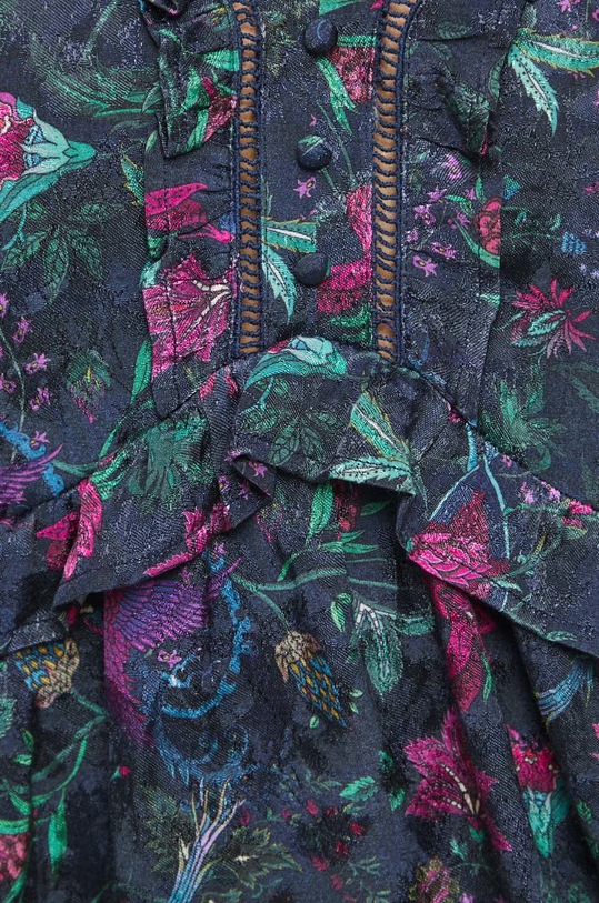 Bluzka damska wzorzysta kolor granatowy RS23.BDD301