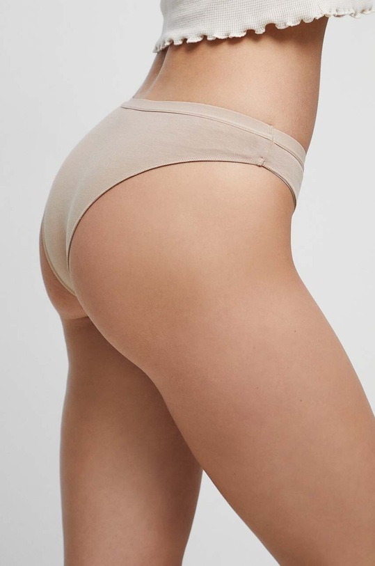 Figi damskie bawełniane z nadrukiem (3-pack) kolor multicolor RS23.BID503 multicolor