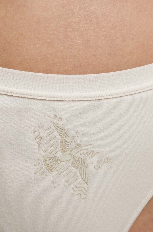 Figi damskie bawełniane z nadrukiem (3-pack) kolor multicolor RS23.BID503