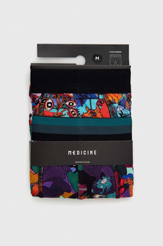 Bokserki męskie wzorzyste (2-pack) kolor multicolor RS23.BIM205