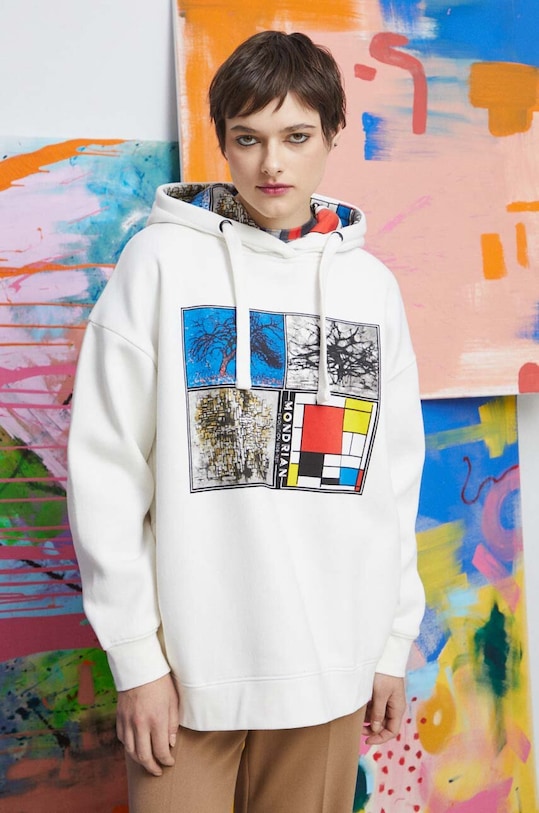 Bluza damska Eviva L'arte kolor beżowy pozostałe beżowy RS23.BLD250