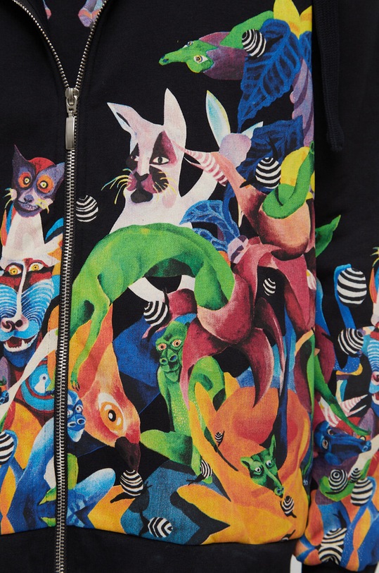 Mikina dámska by Olamaloú čierna farba RS23.BLD852 čierna