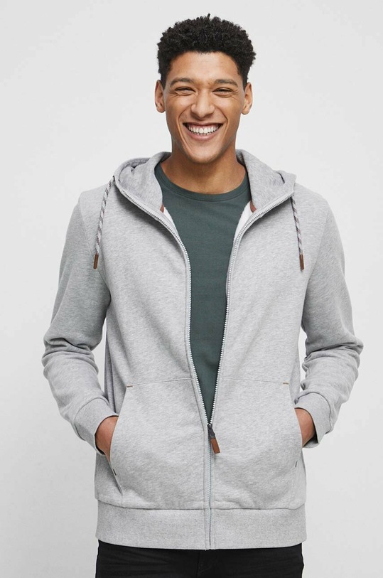 Mikina pánská šedá barva šedá RS23.BLM050