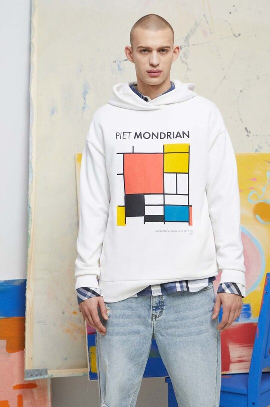 Bluza męska Eviva L'arte kolor biały RS23.BLM253 biały RS23