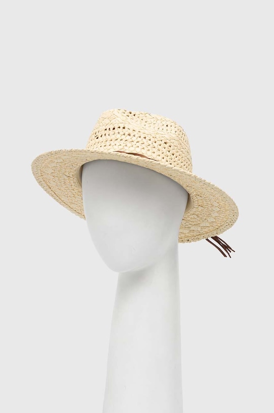 Akcesoria Kapelusz damski pleciony kolor beżowy RS23.CAD905 beżowy