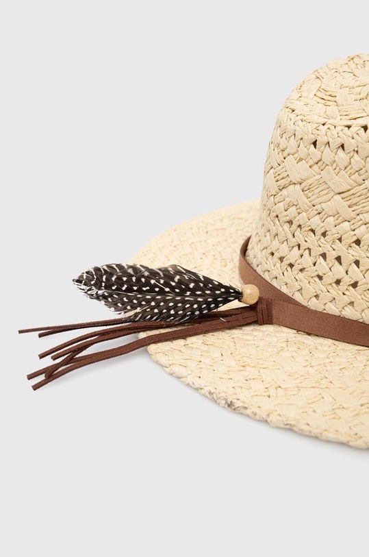 Kapelusz damski pleciony kolor beżowy RS23.CAD905 beżowy