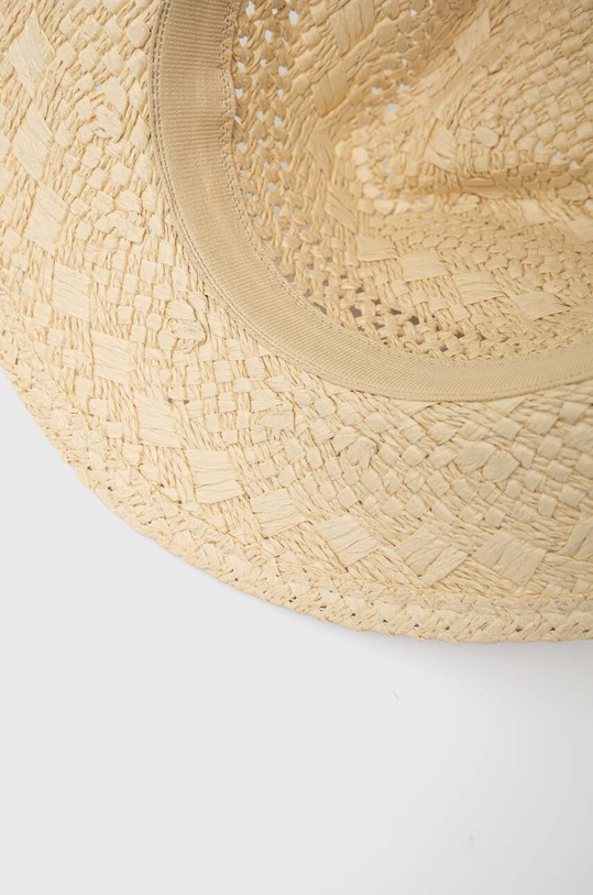 Kapelusz damski pleciony kolor beżowy RS23.CAD905