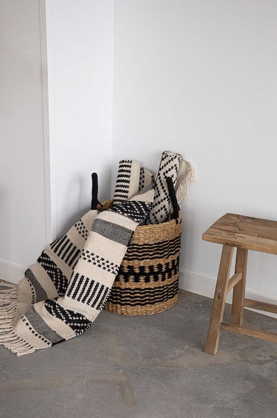 Kosz pleciony handmade kolor multicolor multicolor RS23.DEU501