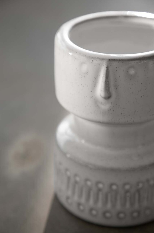 Wazon dekoracyjny ceramiczny kolor beżowy RS23.DEU610 beżowy RS23