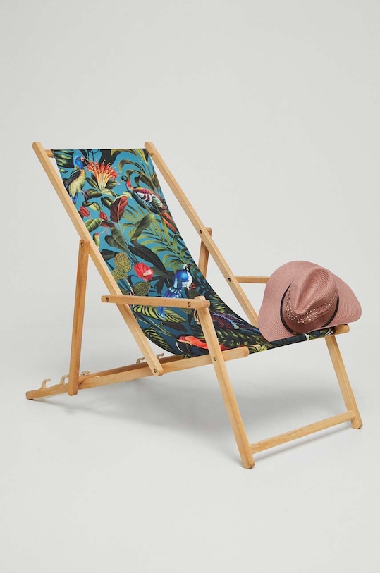 Leżak rozkładany z podłokietnikiem kolor multicolor multicolor RS23.GAU701