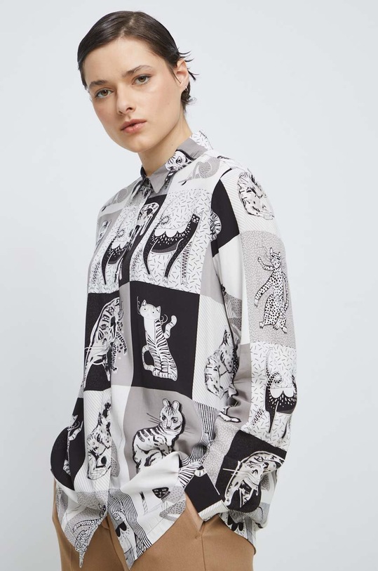 Koszula damska z kolekcji Koty kolor czarny RS23.KDD350 czarny