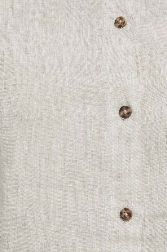 Plátěná košile dámská béžová barva RS23.KDD902 béžová