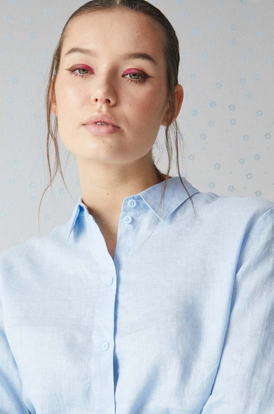 Lanena srajca Medicine modra RS23.KDD902