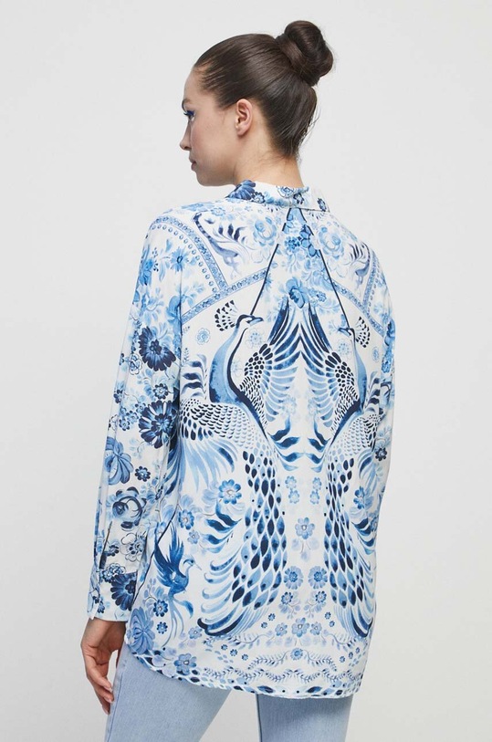 Odzież Koszula damska Medicine x Fajans Włocławek kolor niebieski RS23.KDDA05 niebieski