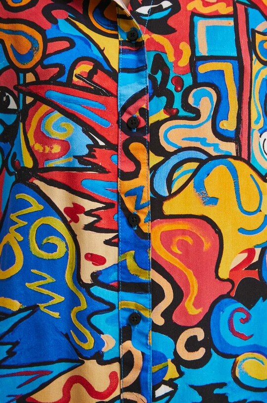 Koszula damska by Krabonszcz, Grafika Polska, kolor multicolor RS23.KKD650 multicolor RS23