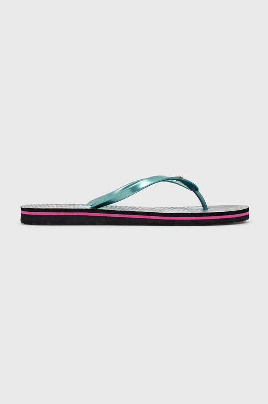 Obuwie Japonki damskie z wzorzystą wkładką kolor multicolor RS23.KLD900 multicolor