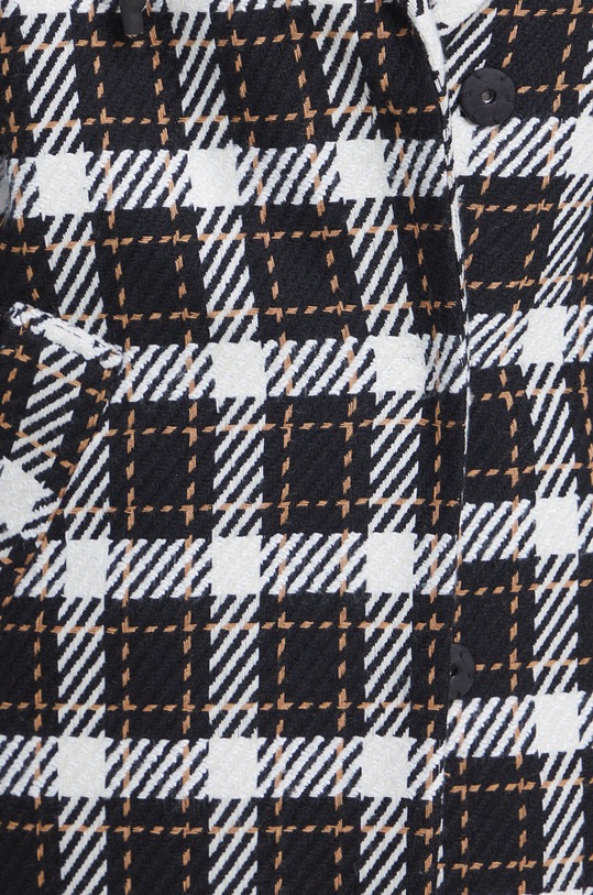 Kabát s prímesou vlny dámsky čierna farba RS23.KPD100