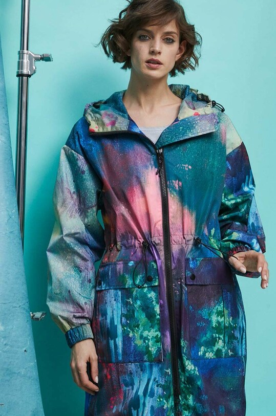 Płaszcz damski Medicine Artists kolor multicolor RS23.KPD450 multicolor RS23