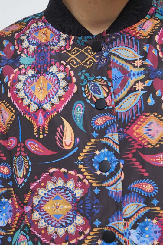 Kurtka bomber damska wzorzysta kolor multicolor RS23.KUD302