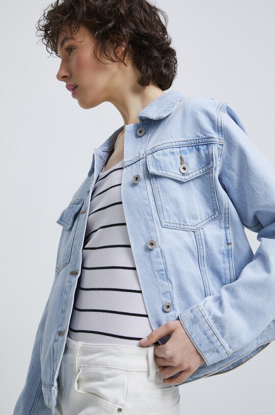 Medicine geacă din denim RS23.KUD700 albastru