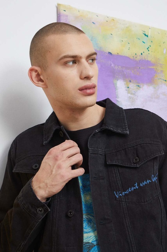 Τζιν μπουφάν Medicine μαύρο RS23.KUM204