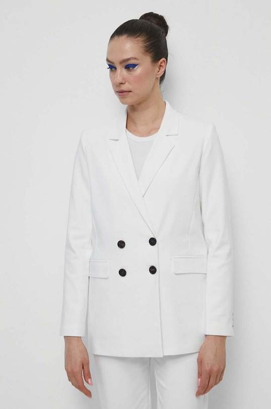 Marynarka damska gładka kolor biały RS23.KZDA01 biały RS23