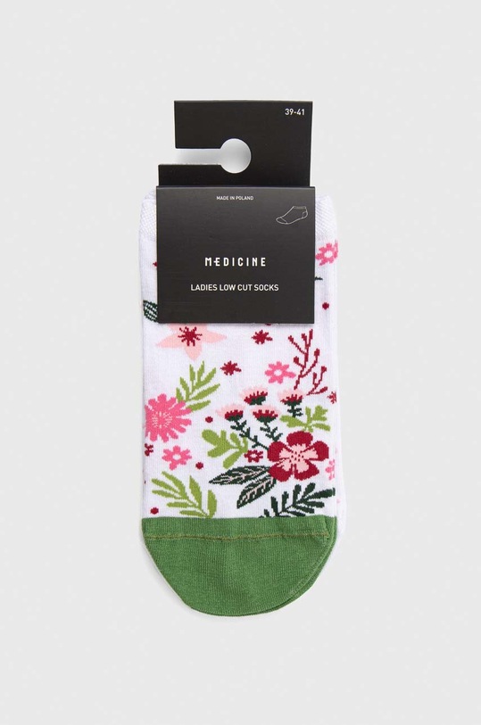 Odzież Skarpetki damskie bawełniane w kwiaty (2-pack) kolor multicolor RS23.LGD802 multicolor